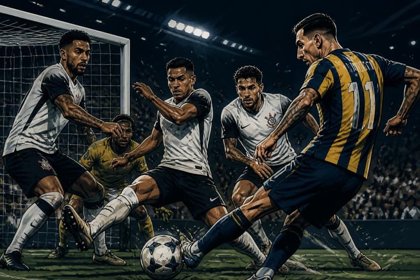 Corinthians segura Rosario Central e busca vaga na Libertadores