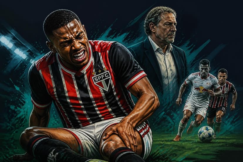 Newton é desfalque do São Paulo para jogo contra o Bragantino