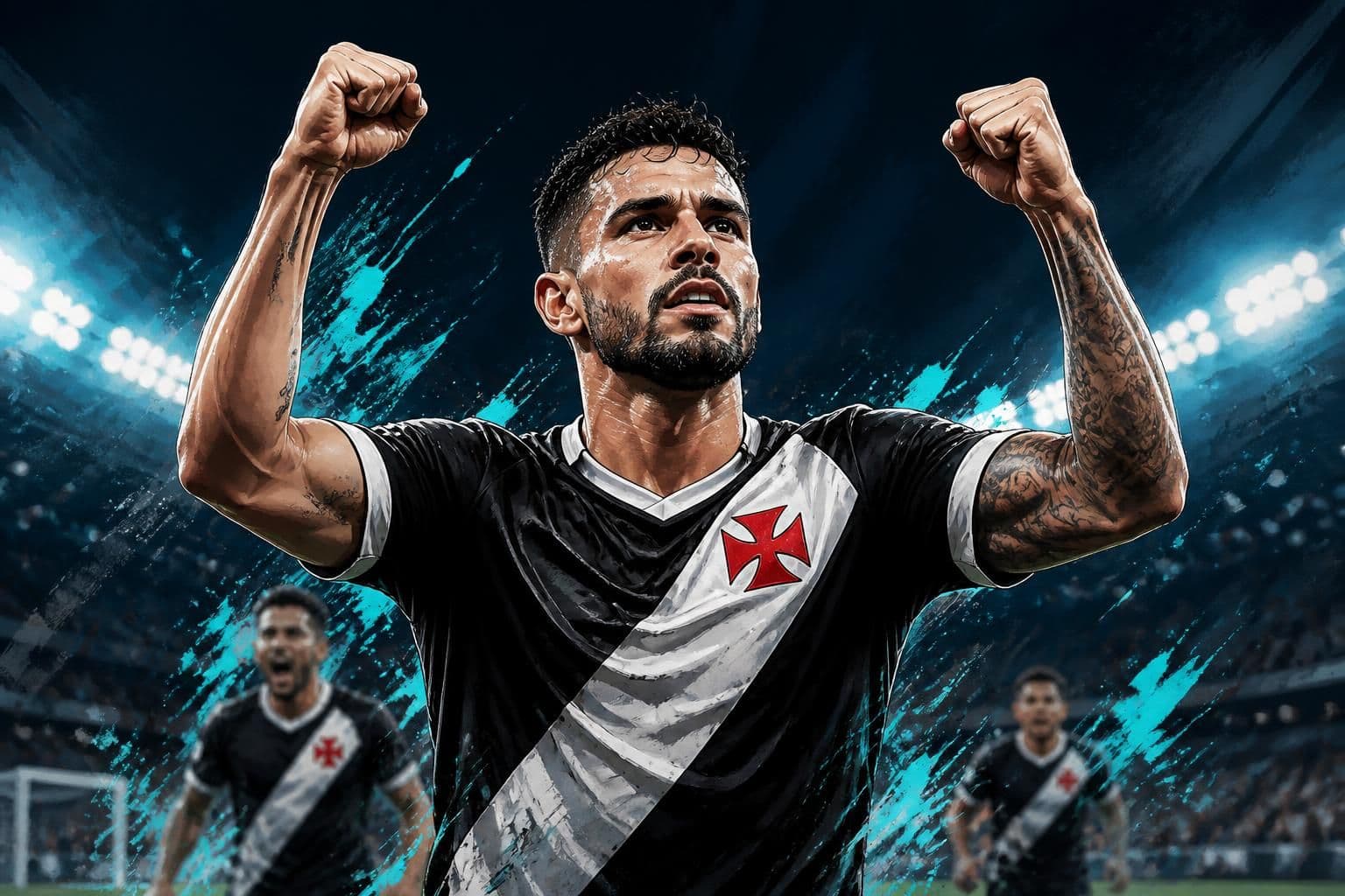 Bruno Duarte faz gol na estreia e cumpre promessa no Vasco