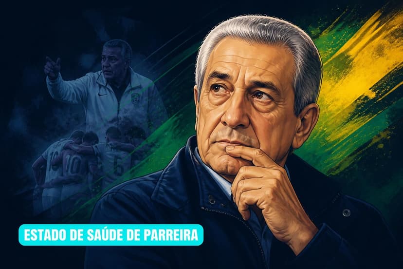 Parreira apresenta melhora, mas segue internado na UTI