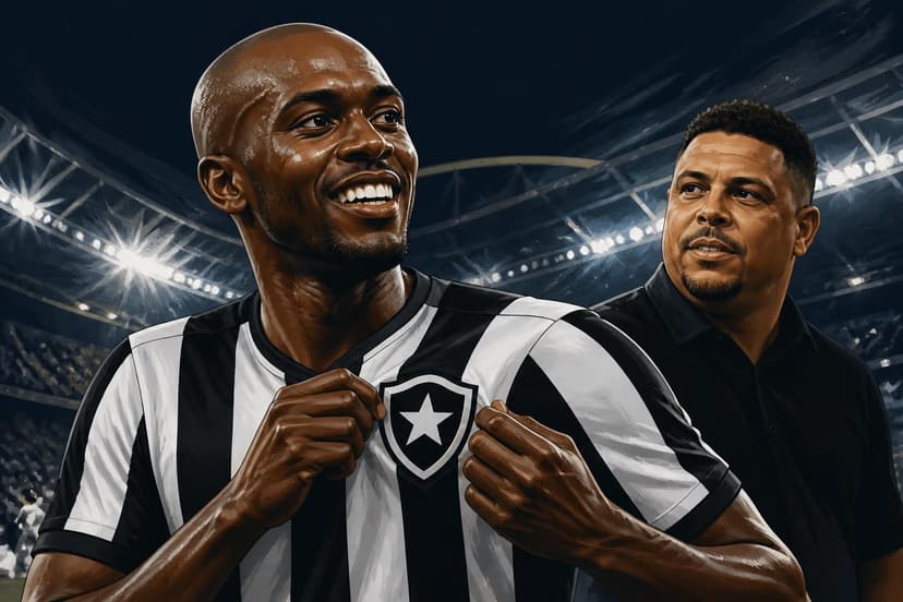 Danilo Pereira é apresentado no Botafogo como novo camisa 9