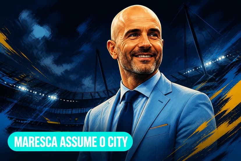 Enzo Maresca é o novo técnico do Manchester City