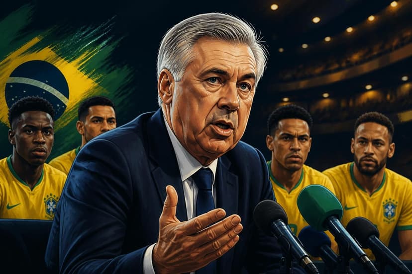 Ancelotti defende planos para Seleção Brasileira