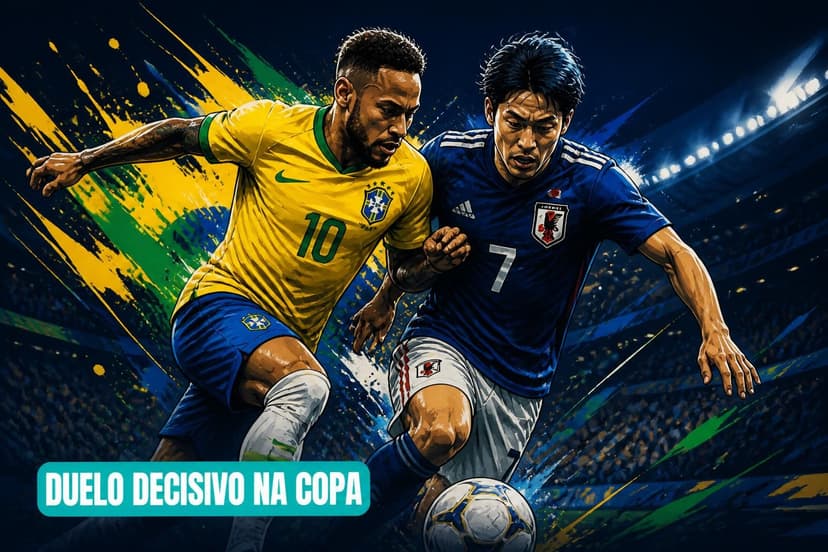 Brasil x Japão: O reencontro decisivo na Copa