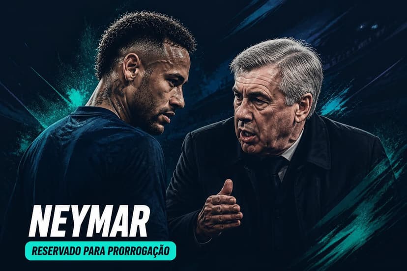 Ancelotti explica por que Neymar não entrou contra o Japão