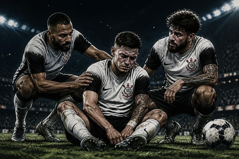Corinthians sofre com lesões de Zakaria, Garro e Yuri Alberto