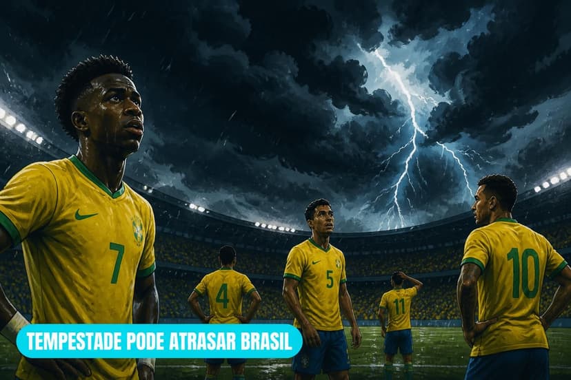 Brasil x Noruega pode ter horário alterado por chuva