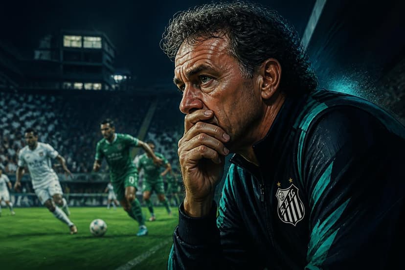 Cuca admite risco de rebaixamento no Santos