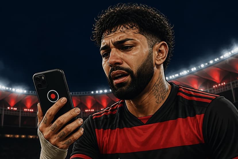 Gabigol revela vídeo de renovação com Flamengo e cita desejo de voltar