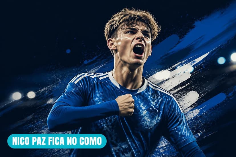 Nico Paz recusa Real Madrid e fica no Como