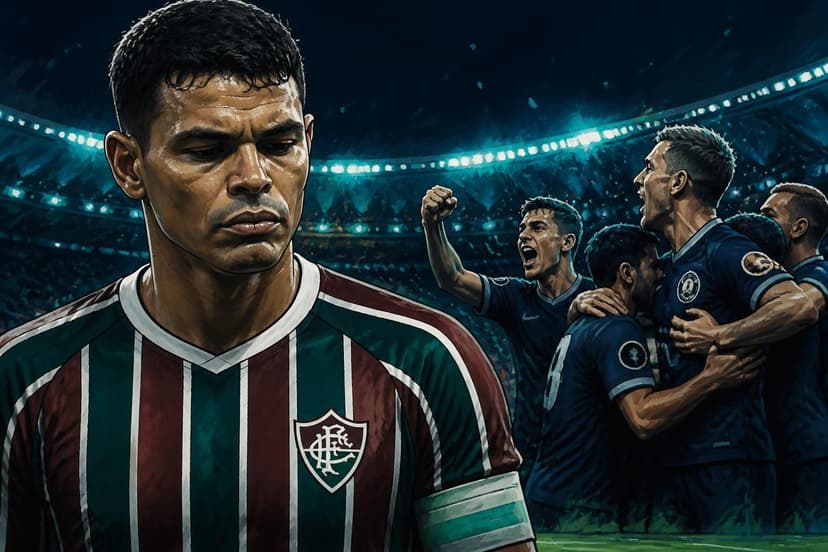 Thiago Silva admite má fase do Fluminense na Libertadores