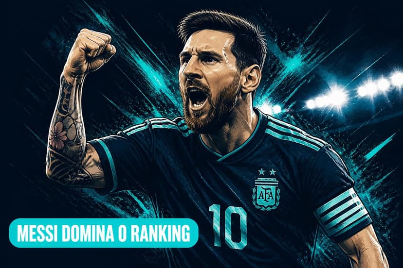 Messi lidera Power Ranking da Fifa na Copa 2026
