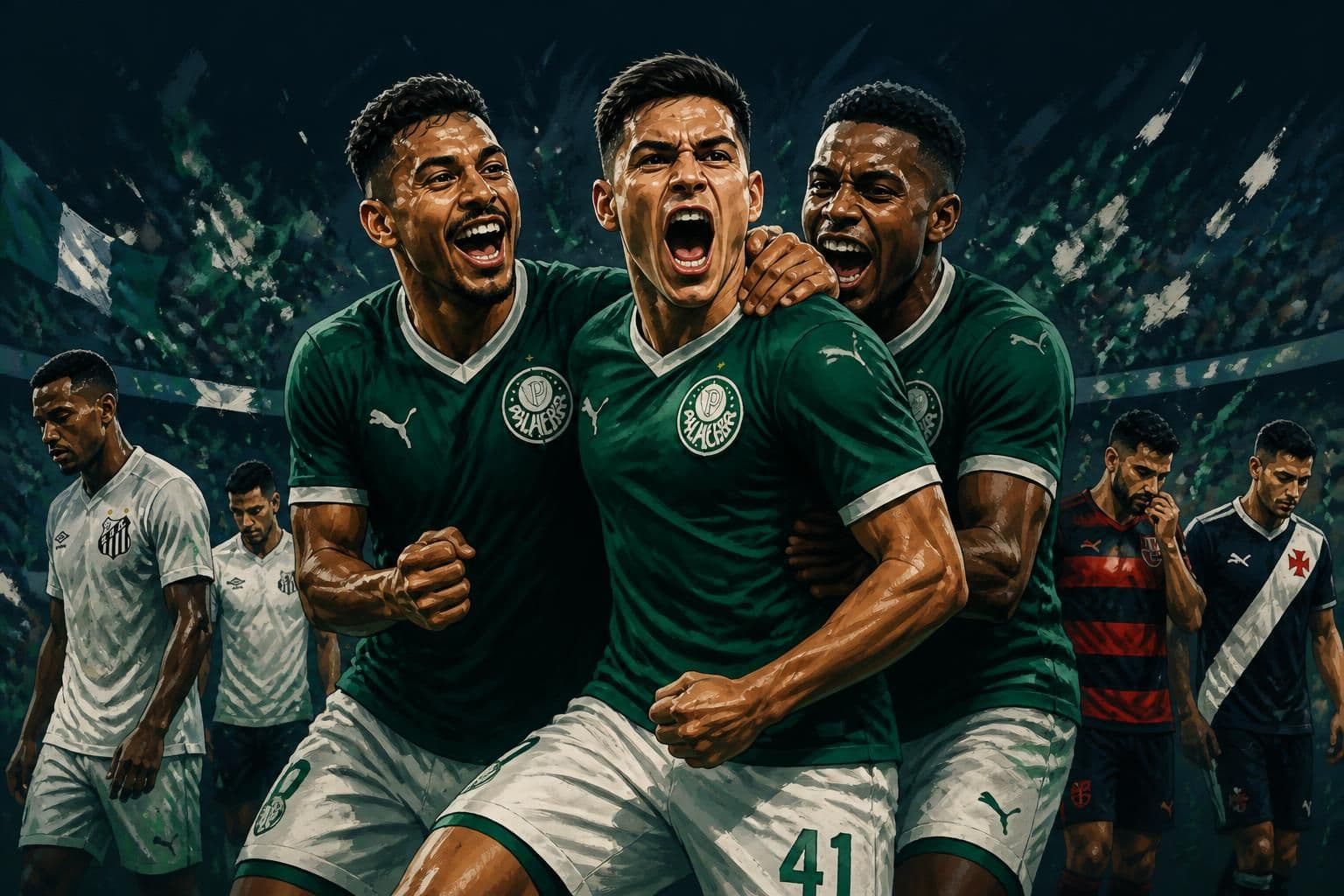 Estudo UFMG: Palmeiras campeão e Santos rebaixado