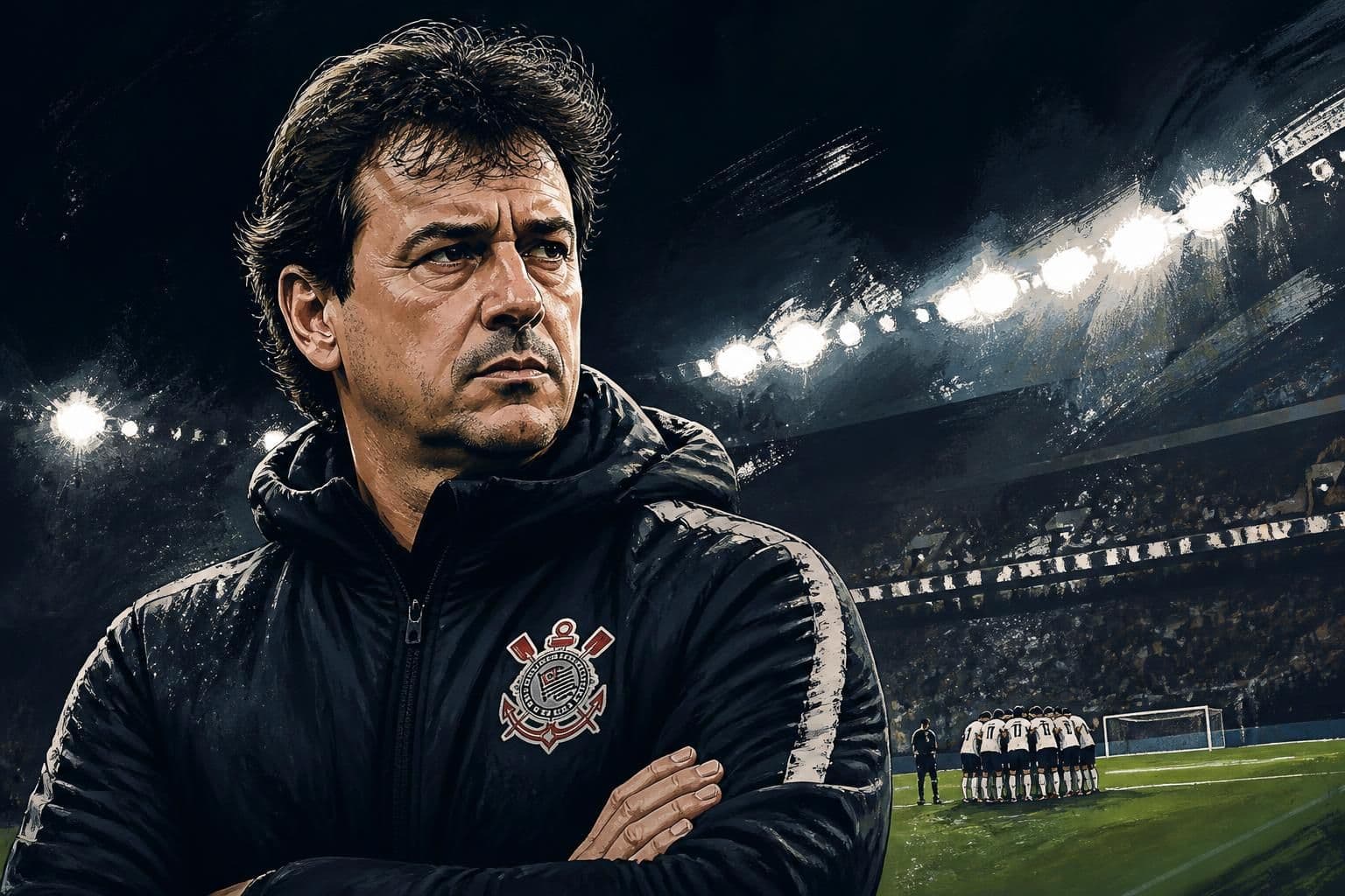 Diniz no Corinthians: risco de demissão após derrota