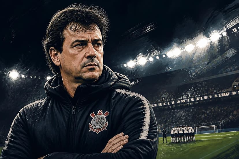 Diniz no Corinthians: risco de demissão após derrota