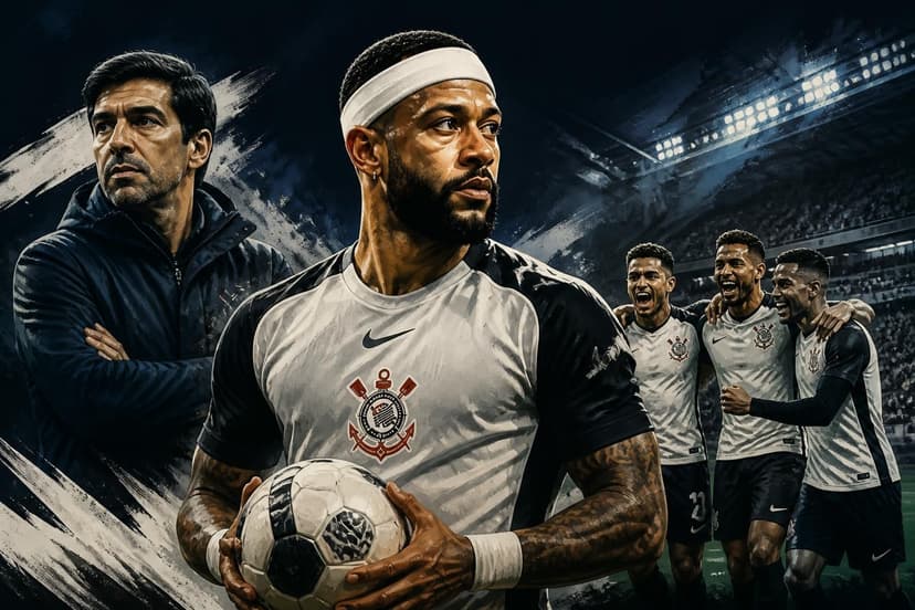 Memphis volta ao Corinthians e Diniz mexe meio-campo contra Santos