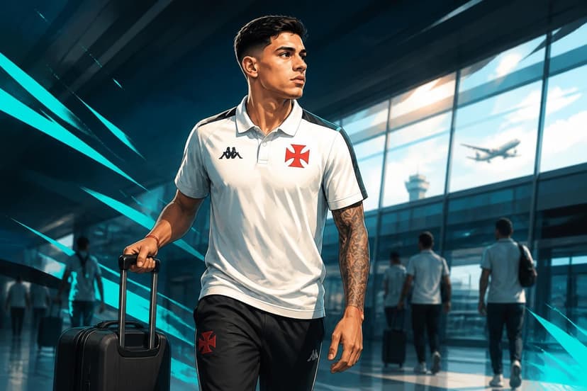 Alan Lescano chega ao Rio e assina com o Vasco