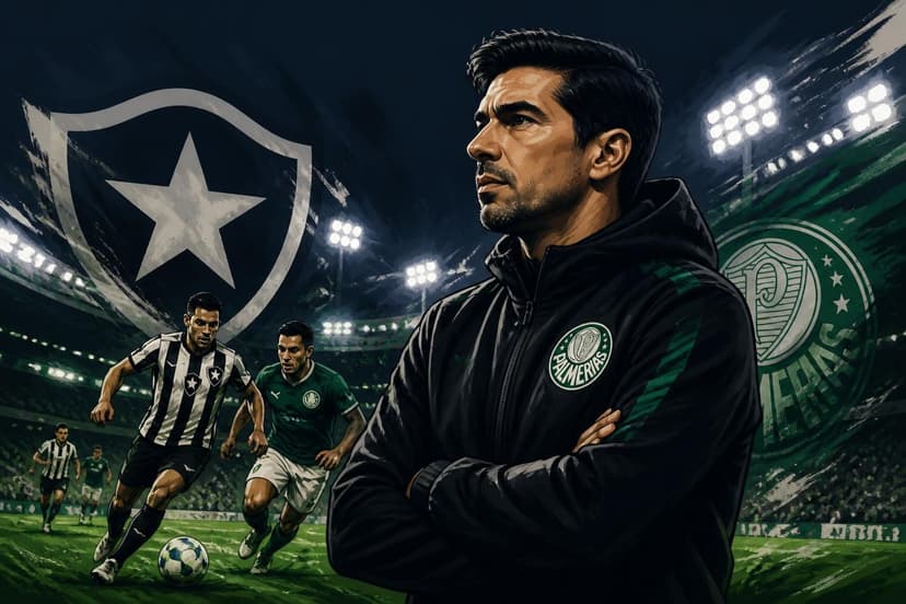 Abel Ferreira comanda Palmeiras contra Botafogo após efeito suspensivo