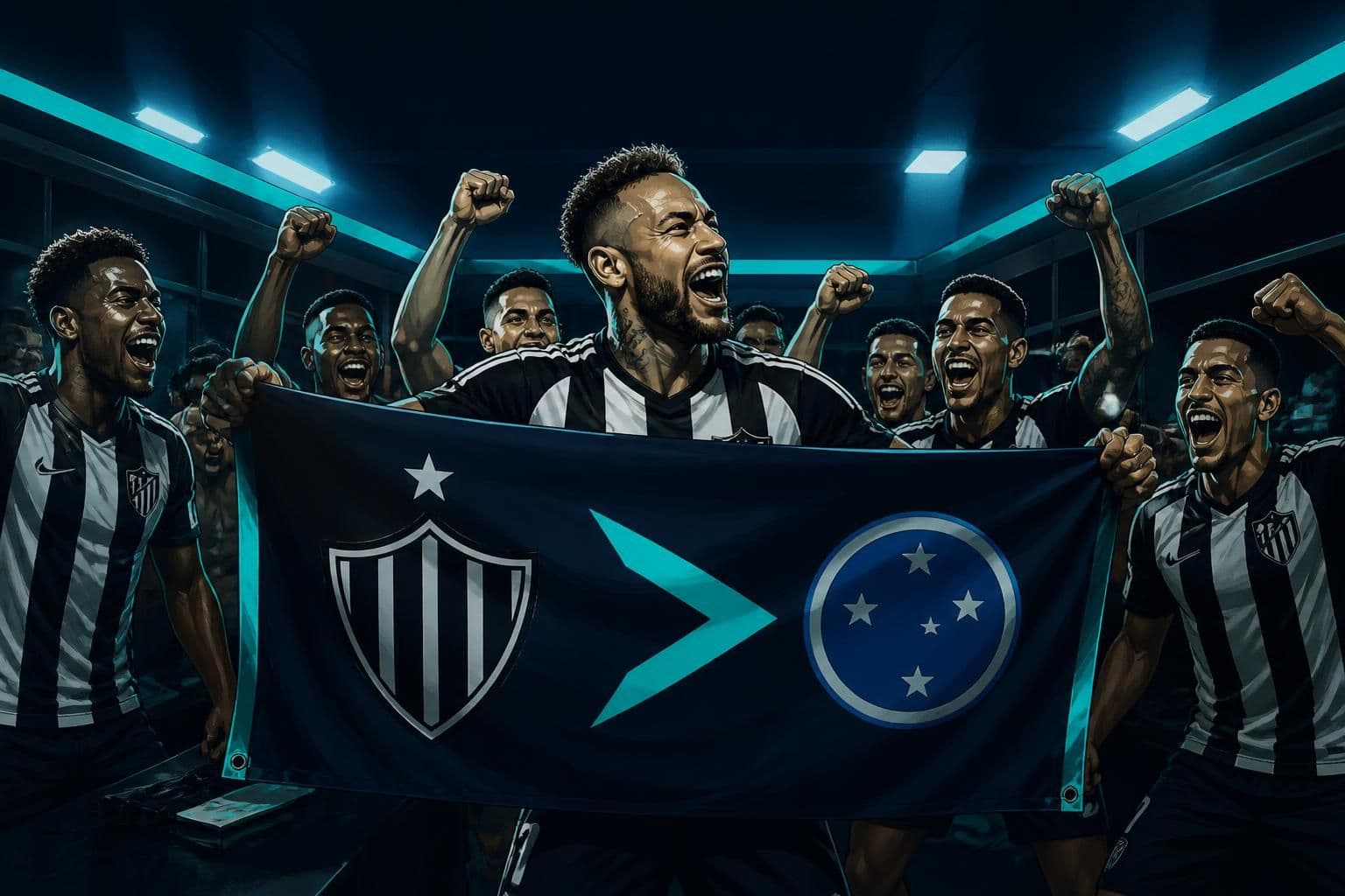 Atlético-MG provoca Neymar após eliminação do Cruzeiro
