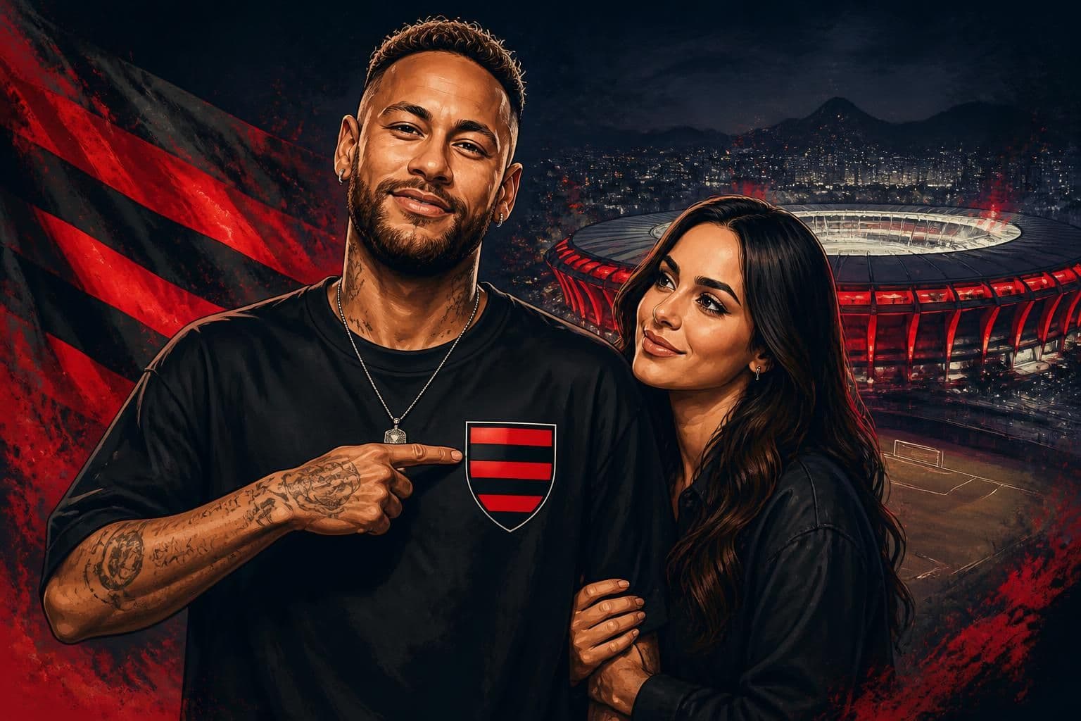 Neymar revela torcida pelo Flamengo no jogo da NFL