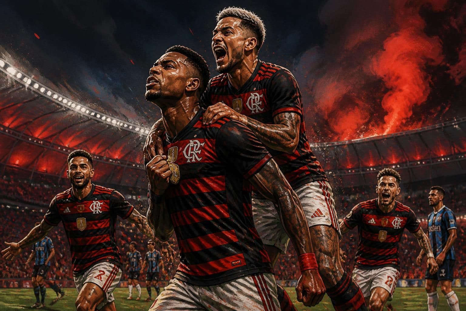 Flamengo garante premiação milionária na Libertadores