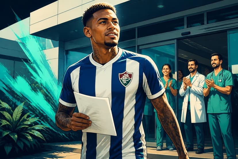 John Kennedy recebe alta do Fluminense após internação preventiva