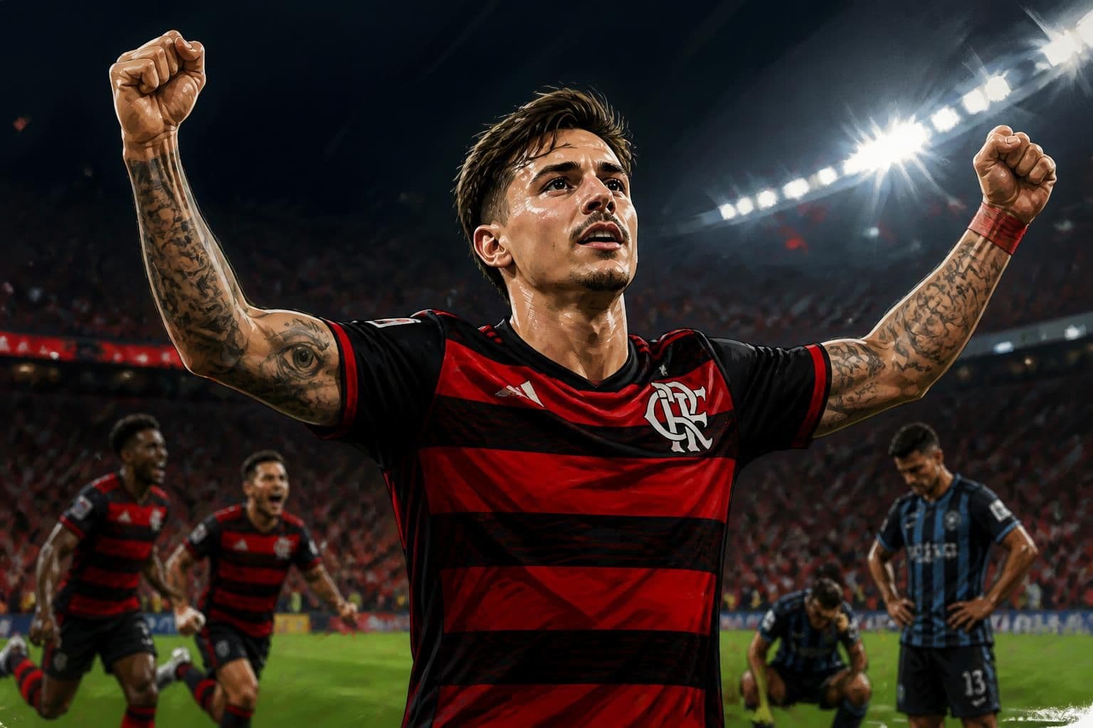 Ayrton Lucas vira chave do Flamengo após sequência de jogos