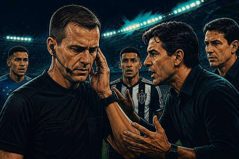 Árbitro Raphael Claus revela pressão de dirigente do Atlético-MG