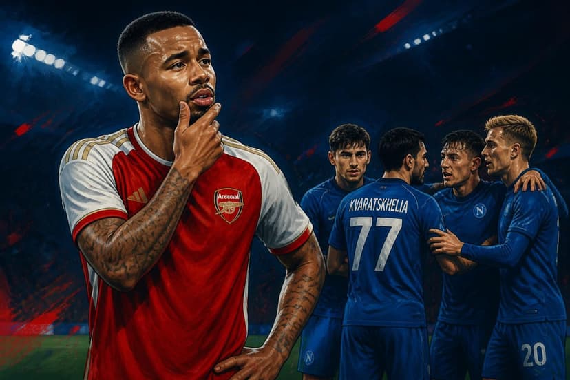 Napoli tenta contratar Gabriel Jesus do Arsenal