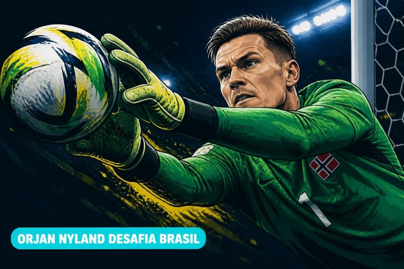 Orjan Nyland: Goleiro da Noruega que desafia o Brasil