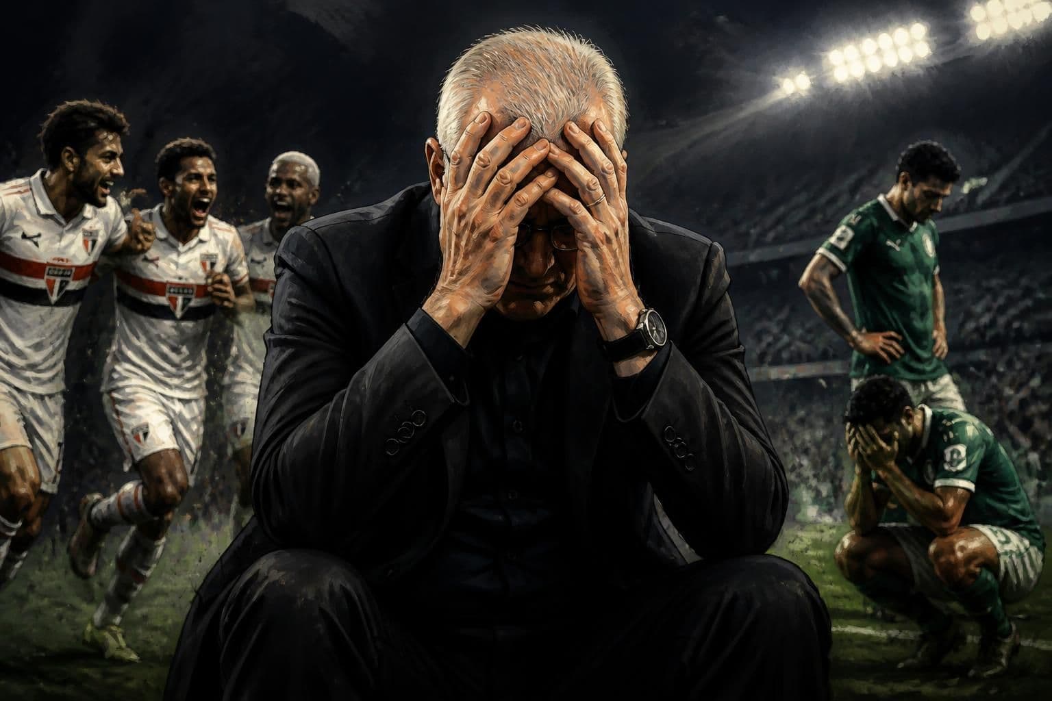 Dorival assume culpa por derrota do São Paulo para o Palmeiras