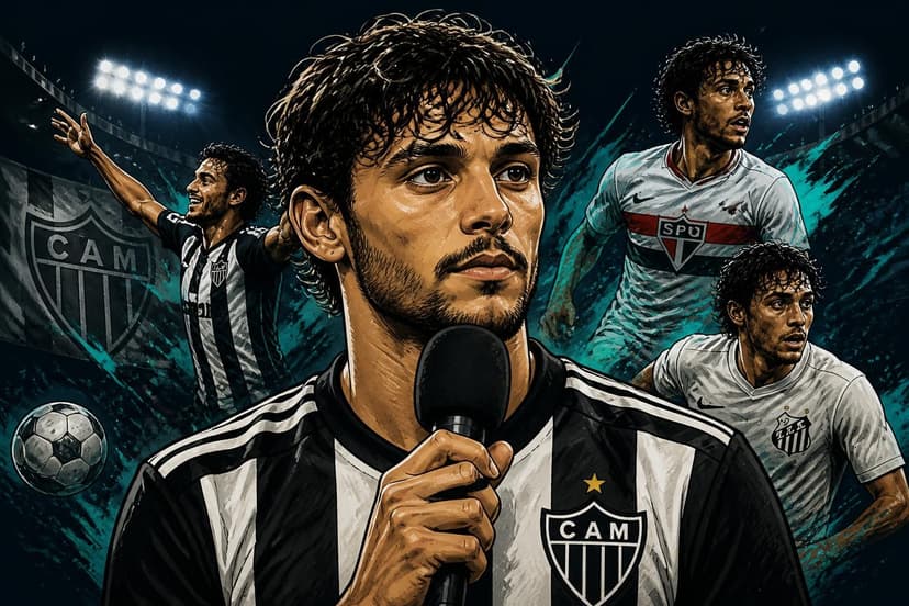 Scarpa fala sobre futuro no Atlético-MG e cita São Paulo e Santos