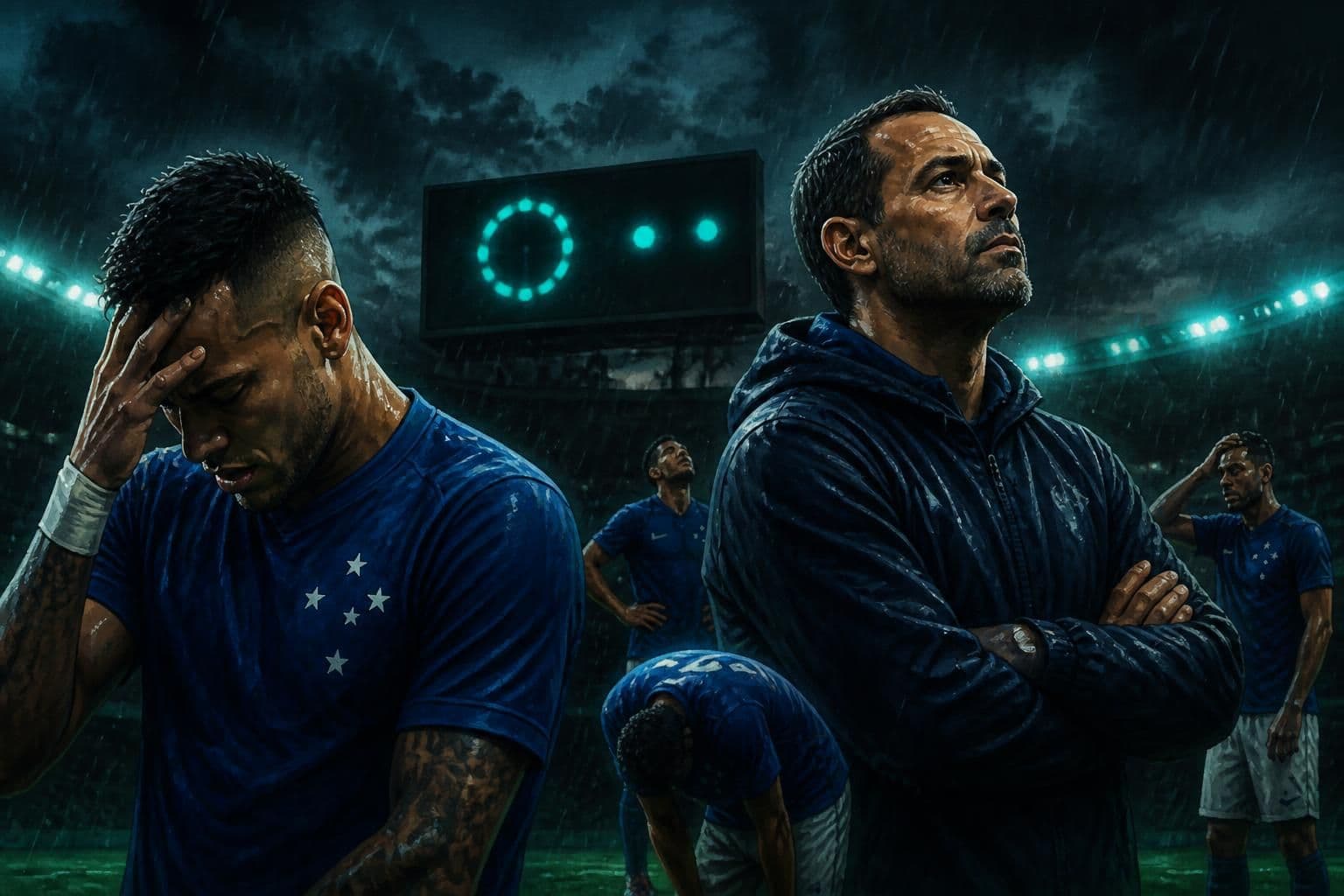 Cruzeiro escapa de goleada no Santos com atuação frágil