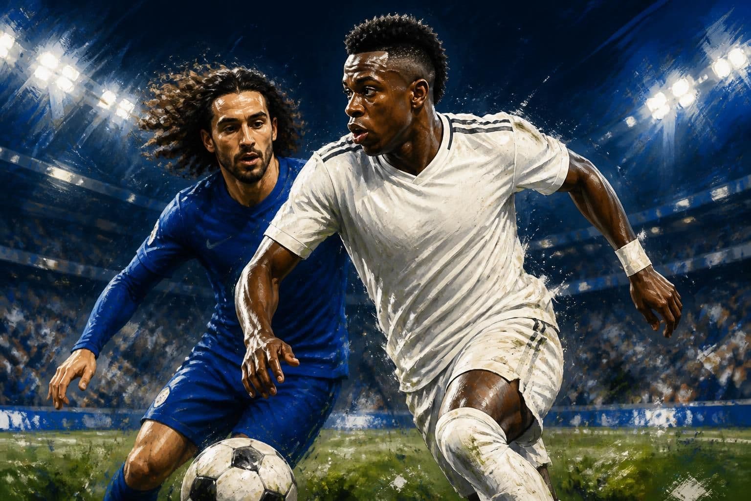 Cucurella defende Vinicius Junior no Real Madrid