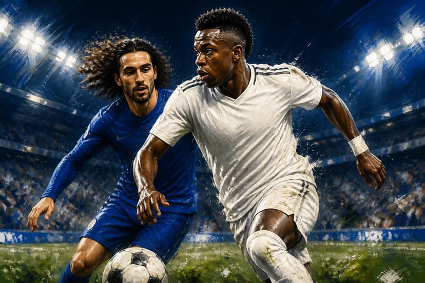 Cucurella defende Vinicius Junior no Real Madrid