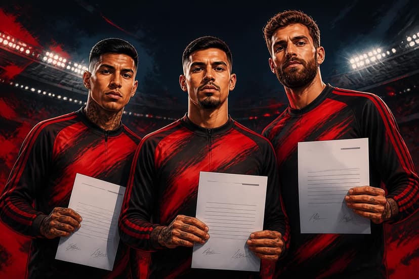 Flamengo renova Pulgar e mira Pedro e Léo Pereira