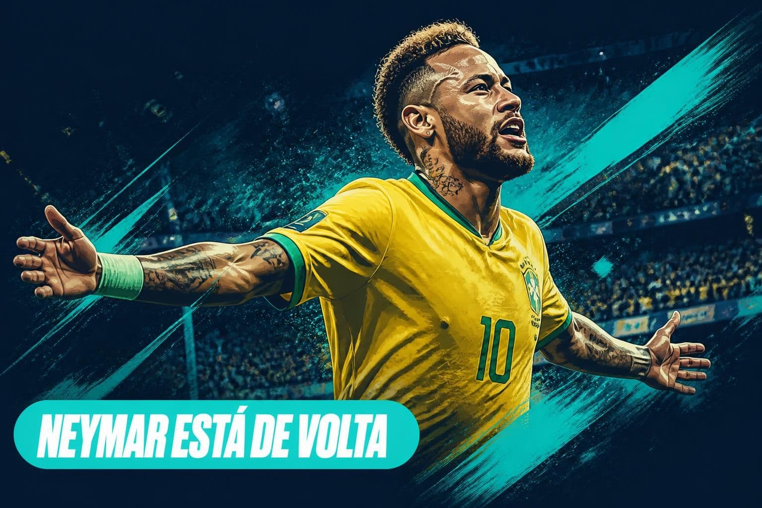 Neymar volta à Seleção Brasileira na Copa do Mundo
