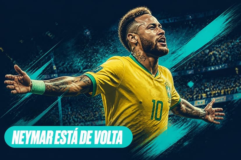 Neymar volta à Seleção Brasileira na Copa do Mundo
