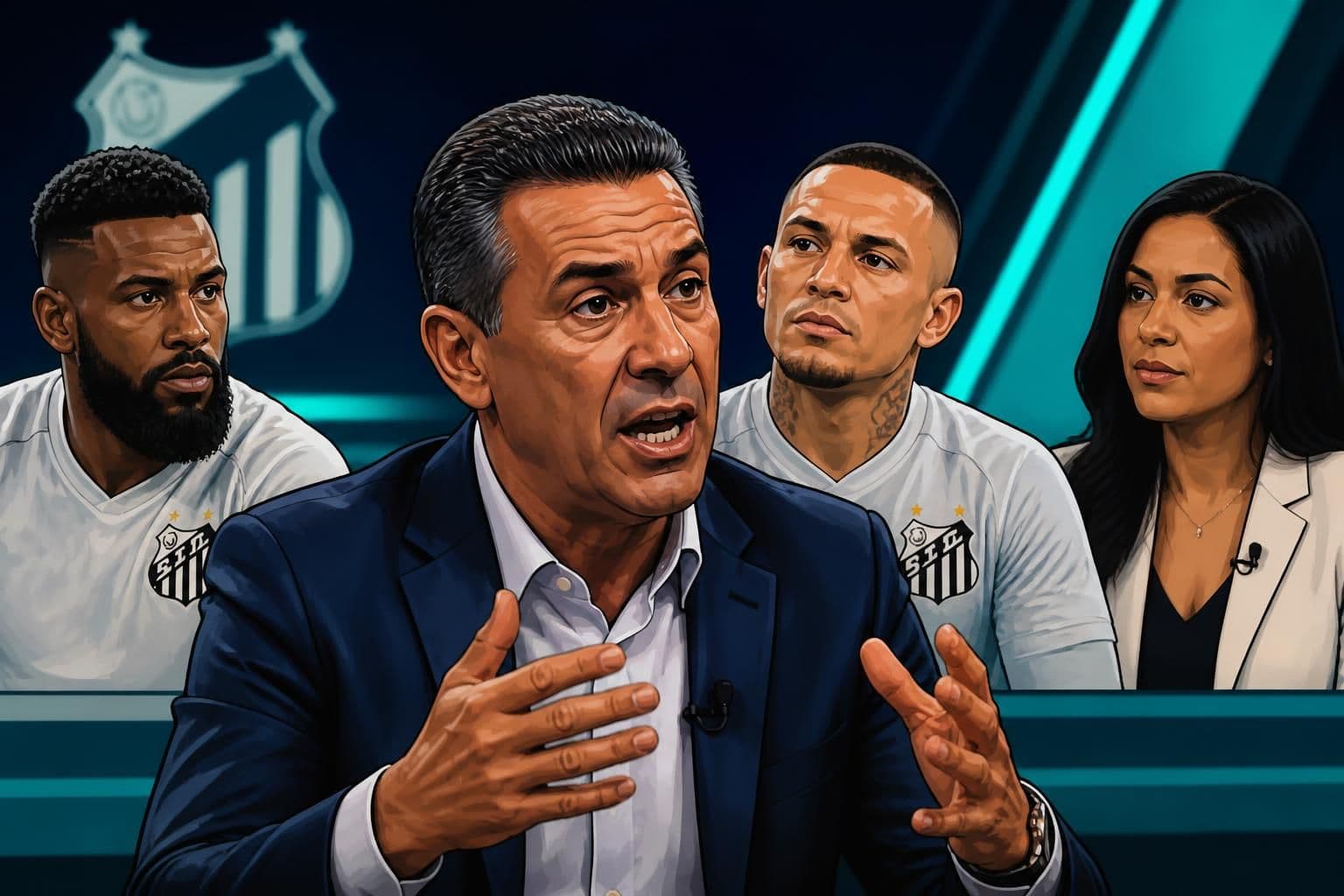 Julio Gomes defende contratações do Santos e cita título