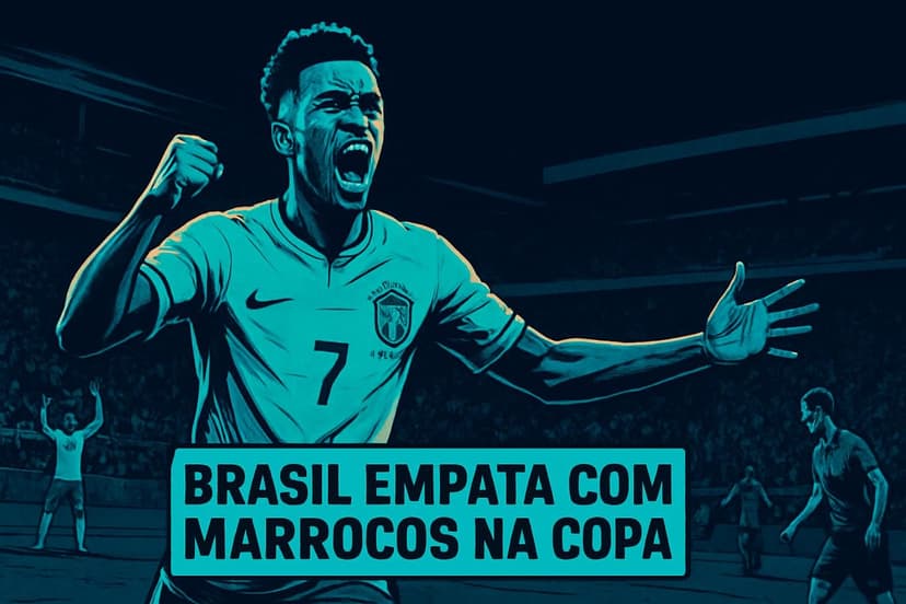 Brasil 1x1 Marrocos: Problemas do hexa sob Ancelotti