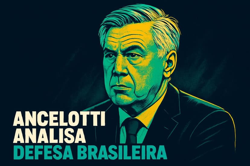 Ancelotti: Defesa 4-4-2 gera problemas crônicos para o Brasil