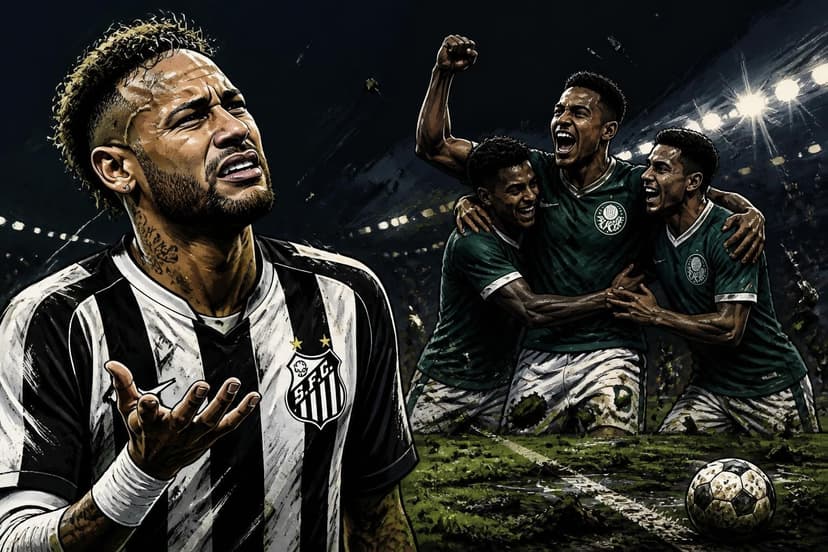 Palmeiras provoca Neymar após crítica ao gramado do Santos