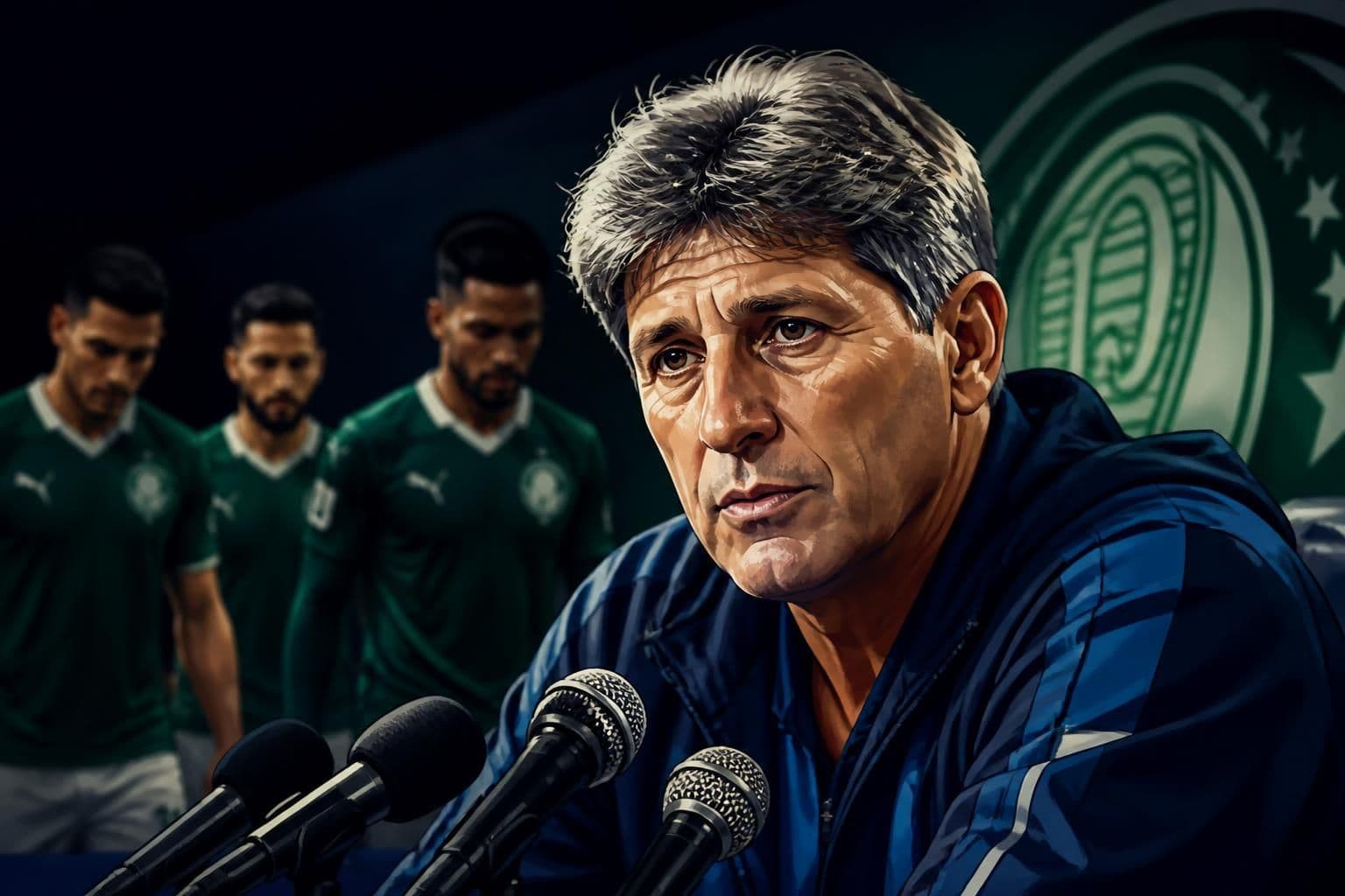 Renato Gaúcho vê empate do Grêmio contra Palmeiras como vitória