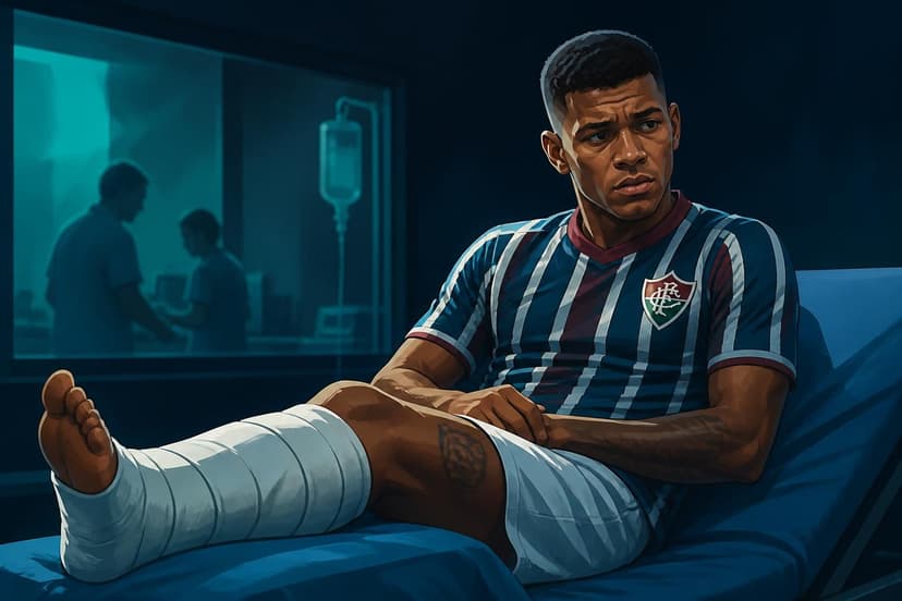 John Kennedy reinternado por risco de infecção no Fluminense