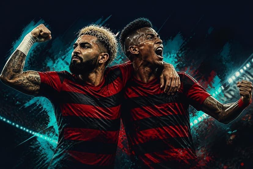 Pedro e Bruno Henrique disputam artilharia da Libertadores no Flamengo