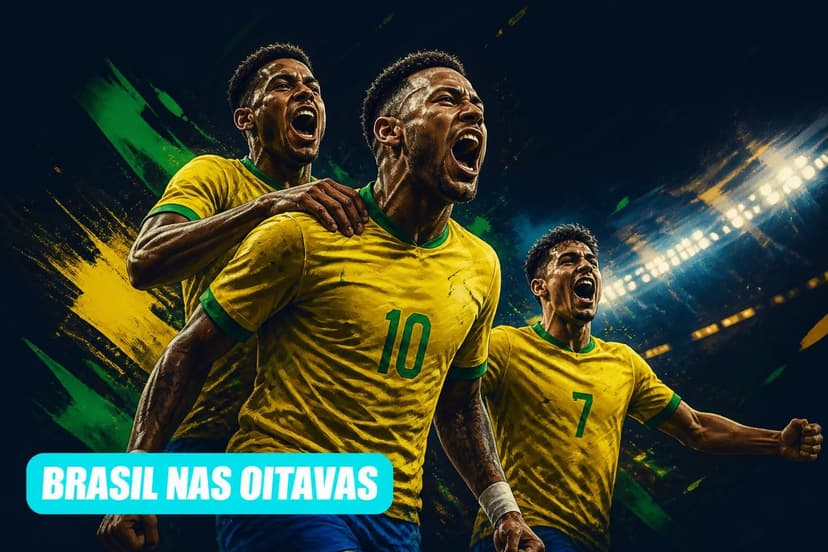 Brasil classificado para oitavas da Copa do Mundo 2026