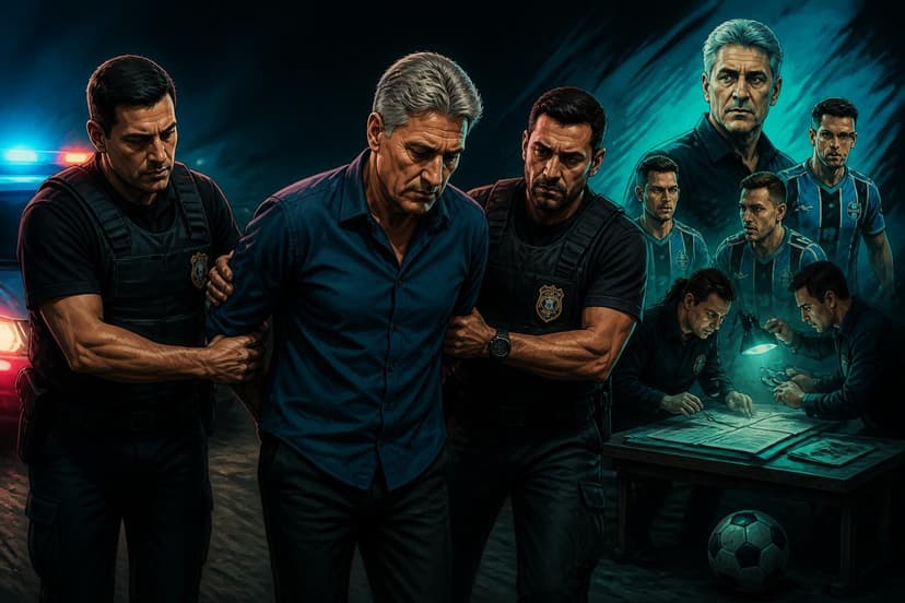 Golpista Preso Se Passando por Luis Castro do Grêmio