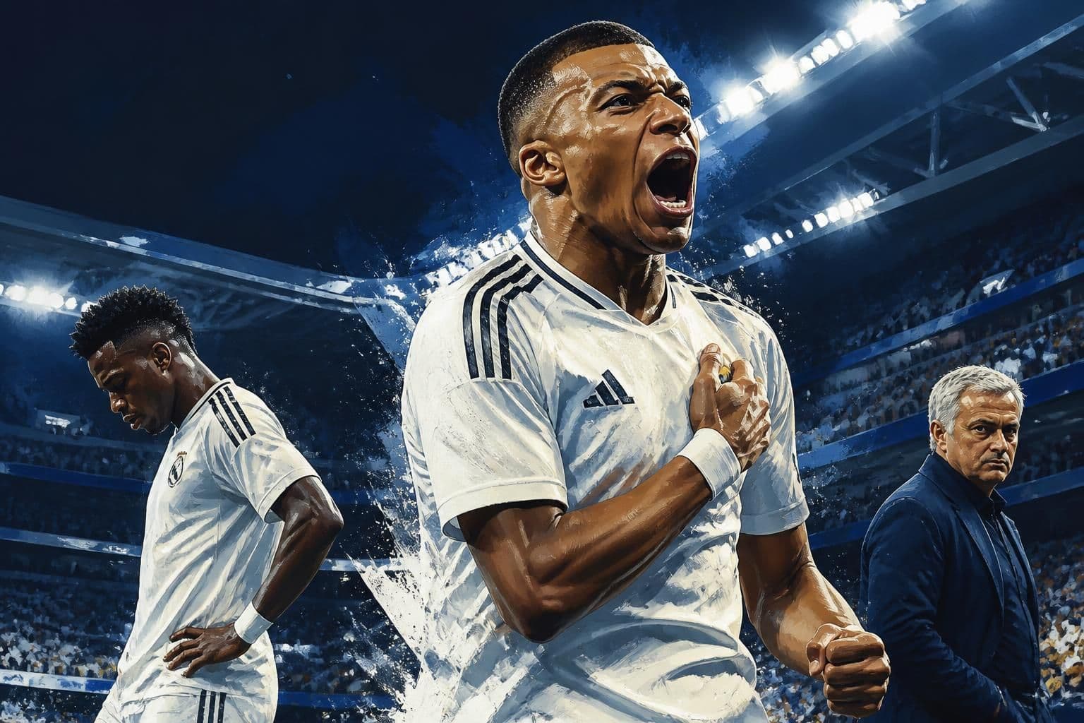 Mbappé ganha espaço de Vini Jr. no Real Madrid