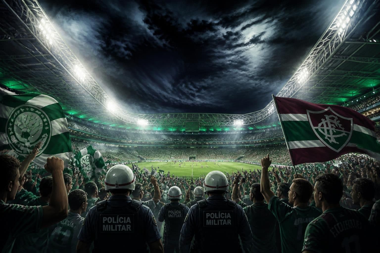 Palmeiras negocia com PM ingressos para Fluminense