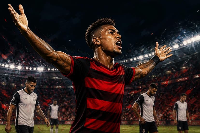 Bruno Henrique marca e Flamengo vence Corinthians por 2 a 1